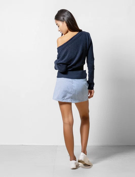 Boat Neck Girls Top